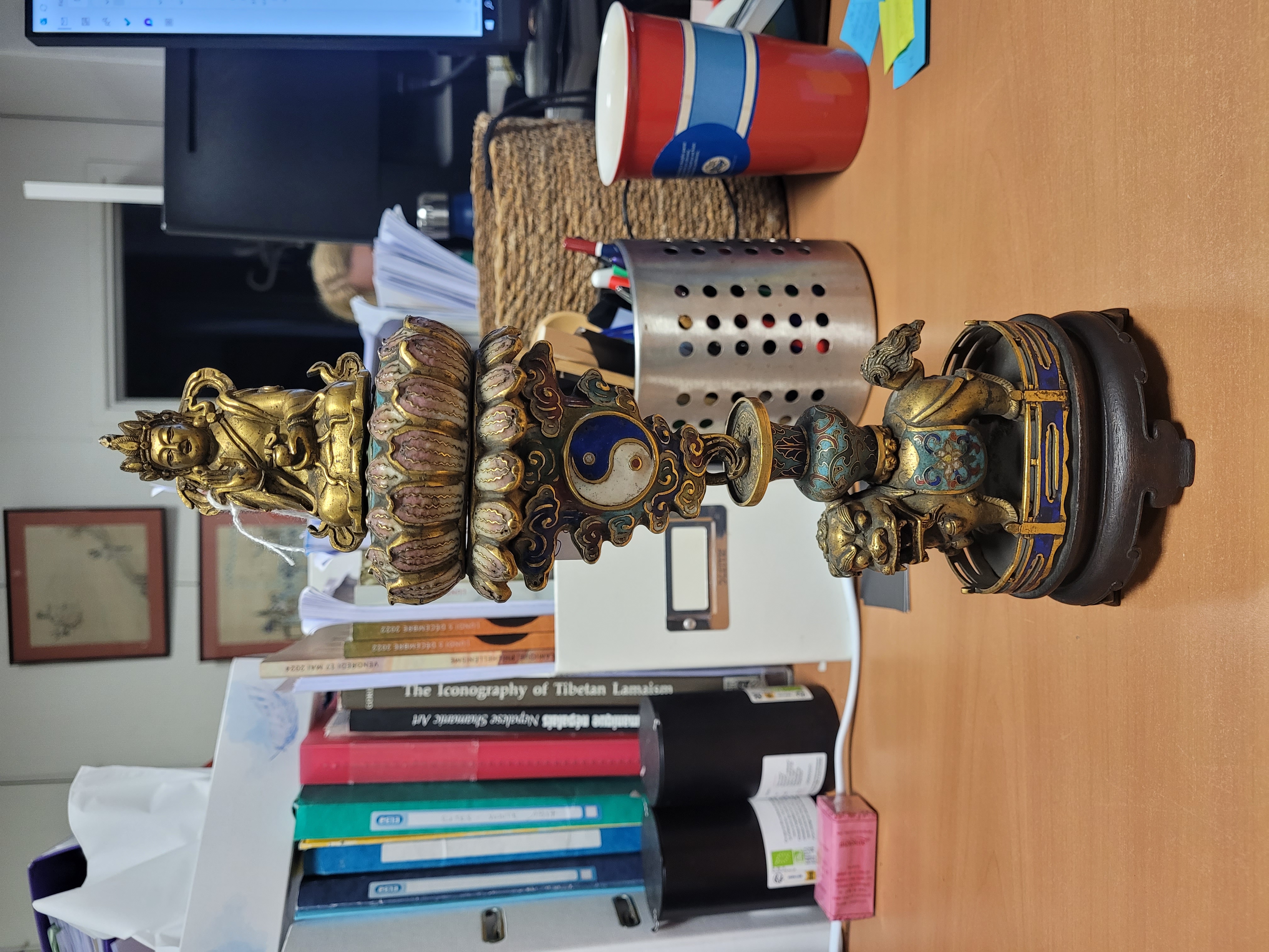 铜胎掐丝珐琅的大臣宝